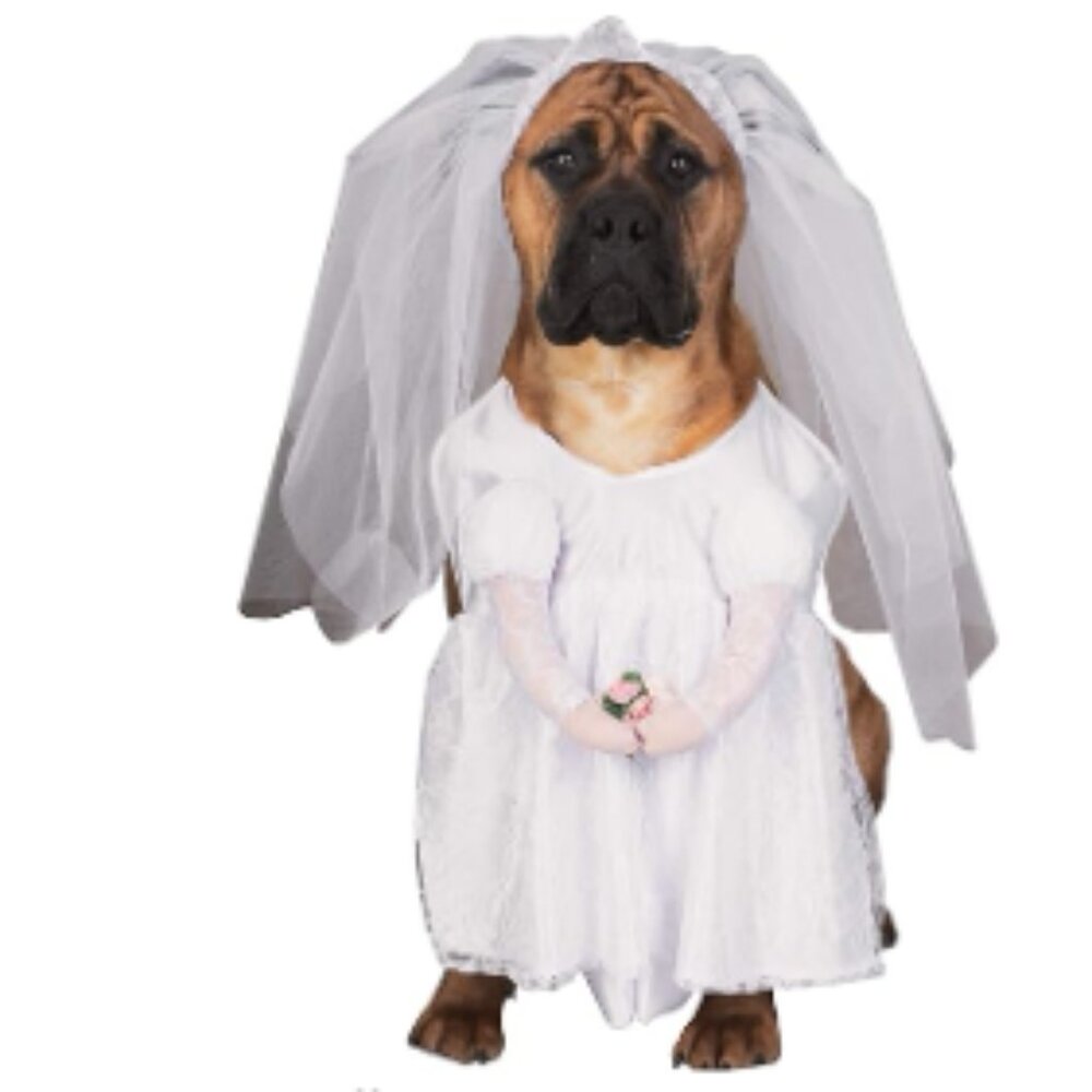 Rubie's Walking Bride - Bride of Chucky - Tiff Costume for Pets Size Medium‎